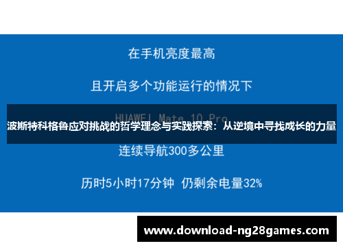 波斯特科格鲁应对挑战的哲学理念与实践探索：从逆境中寻找成长的力量